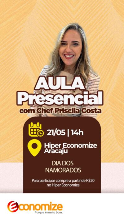 Aula Dia dos Namorados com Chef Priscila Costa